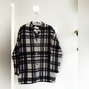 NWOT Anthropologie Michael Stars Dakota Plaid Shacket